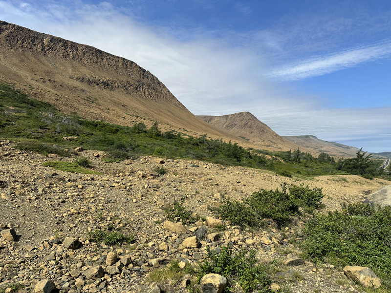 Tablelands in Gros Morne National Park, Newfoundland. photo taken with an iphone with no zoom by Darren Guenther